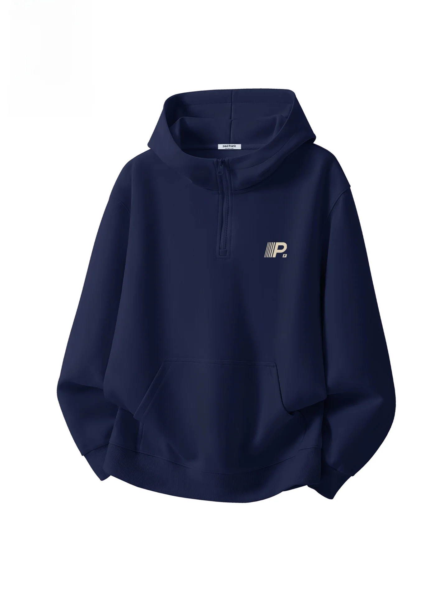 

Men's Loose Fit Hoodie American Sle Casual Long Sve Sweatirt with Zipper Kangaroo ket Autumn Wear