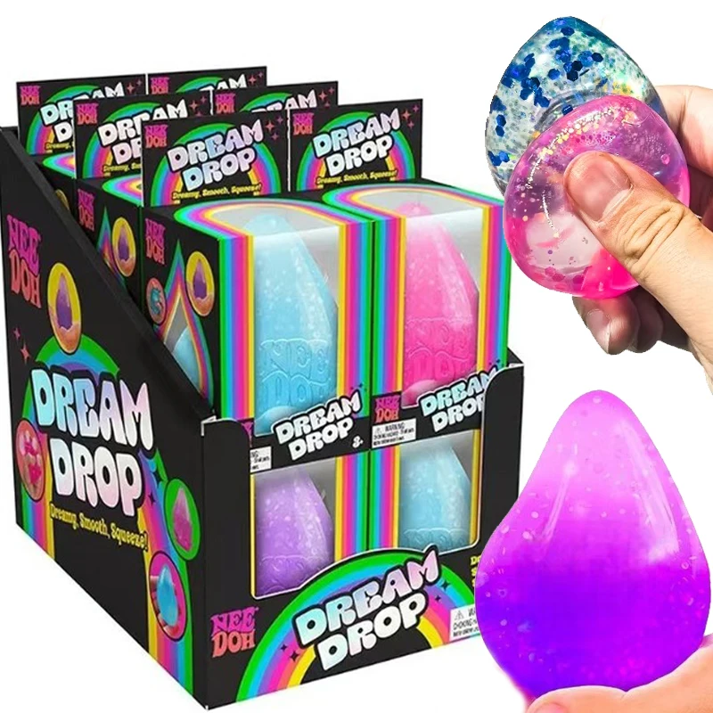 I giocattoli colorati e divertenti a pressione in spugna possono spremere i bambini agitarsi pizzicare i giocattoli Estratto di maltosio arcobaleno Pizzico a rimbalzo lento