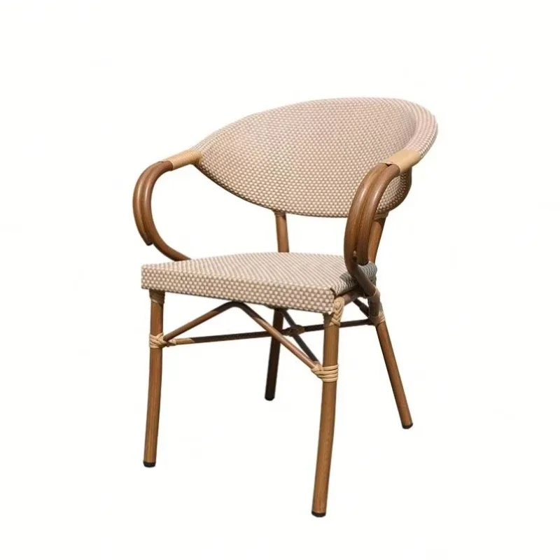 Aluminum alloy rattan chair Modern garden furniture Outdoor furniture chair Garden chair