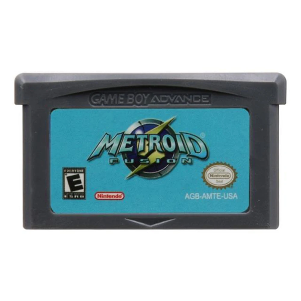 Metroid GBA Game Cartridge 32-bit Video Game Console Card Fusion Zero Mission for GBA NDS USA EUR Version