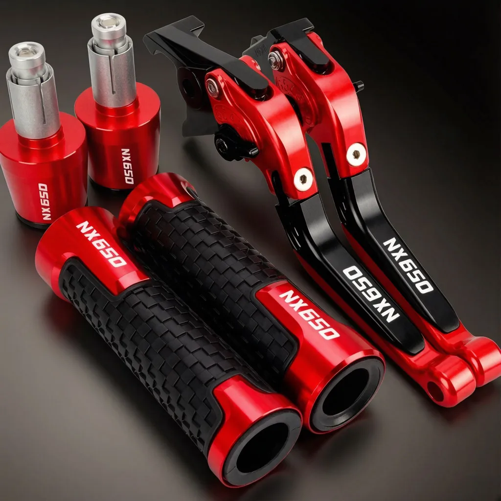 

For Honda NX650 J-X DOMINATOR 1989-1999 Motorcycle Clutch Lever Brake Levers Moto Handlebar Handle Hand Grips Ends Cap