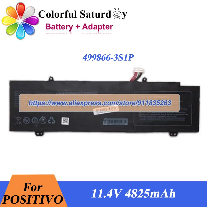 

Genuine Battery 499866-3S1P For POSITIVO 11.4V 4825mAh 4998663S1P Laptop Battery