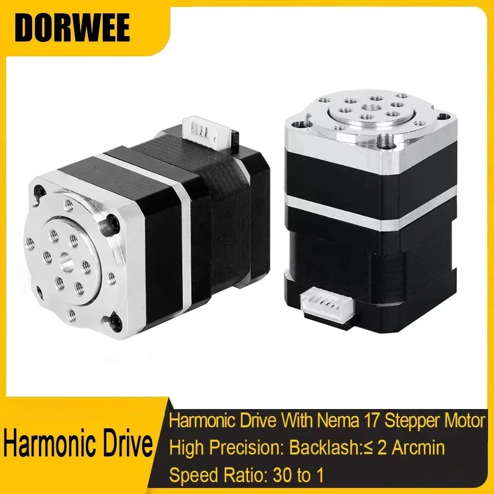 

Mini Harmonic Drive High Precision Strain Wave Gear Reducer Harmonic Reducer Rotary Actuators for Industrial Robot CNC Equipment