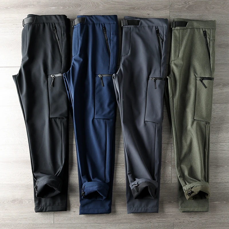 

Мужские водонепроницаемые повседневные брюки Softell 000mm Cosite Fce, модные городские зимние утепленные длинные прямые брюки