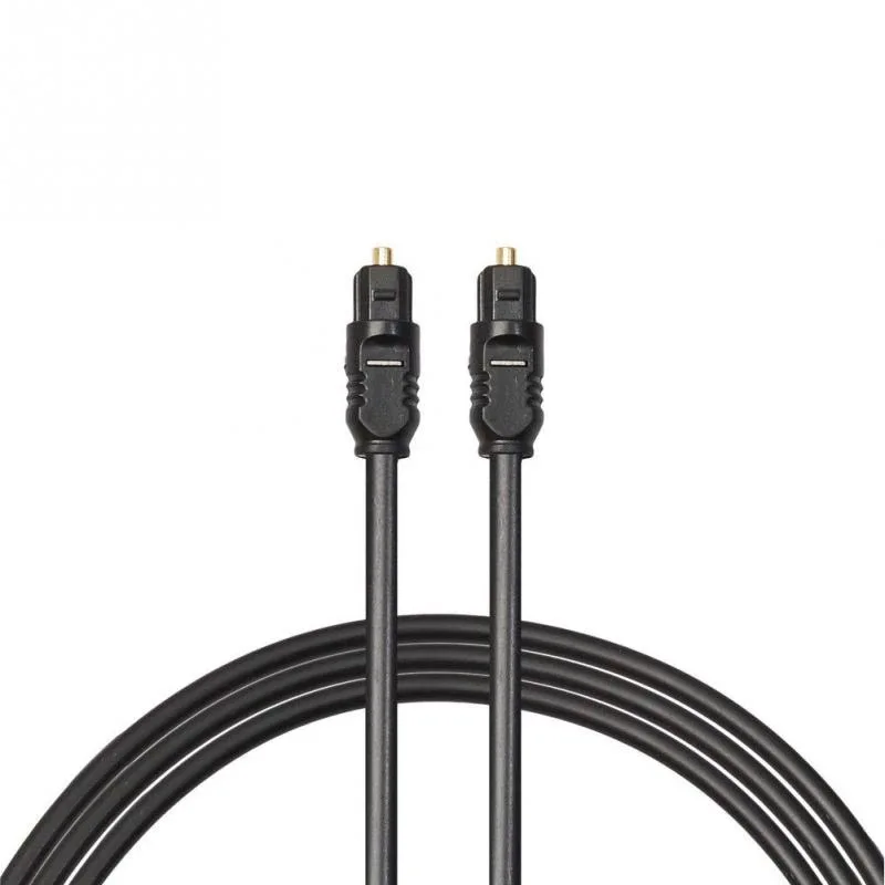 كابل صوت رقمي من الألياف الضوئية SPDIF MD DVD TosLink سلك رصاص مطلي بالذهب توصيل لمشغل DVD CD Xbox 360 PS3 كابل