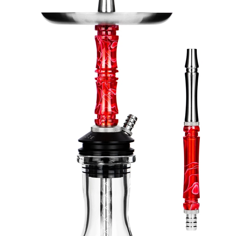 The hookah plate emits a large amount of smoke