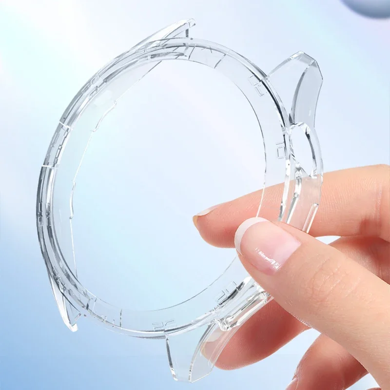 GT4 حافظة حماية مجوفة لساعة هواوي GT 4 46 ملم مضادة للخدش نصف تغطية غطاء حماية من البولي يوريثان الحراري