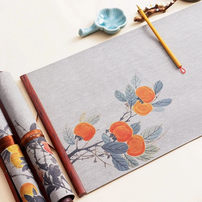 

Scroll Water Writing Cloth Chinese Calligraphy Brush Practice Mat Reusable Imitation Xuan Paper Primary School Student Beginner