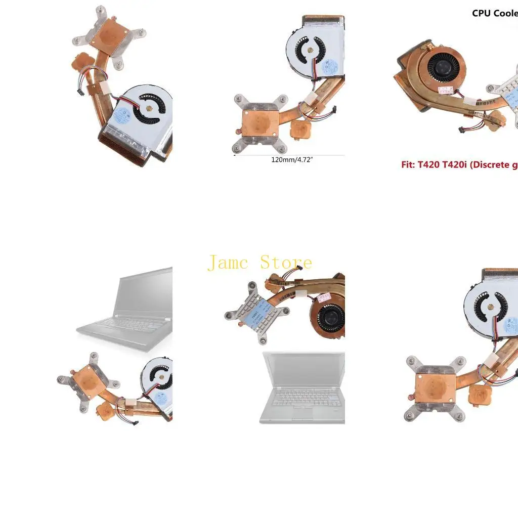 

LX0B для T420 T420i ноутбука Вентилятор охлаждения процессора + радиатор 04W0408
