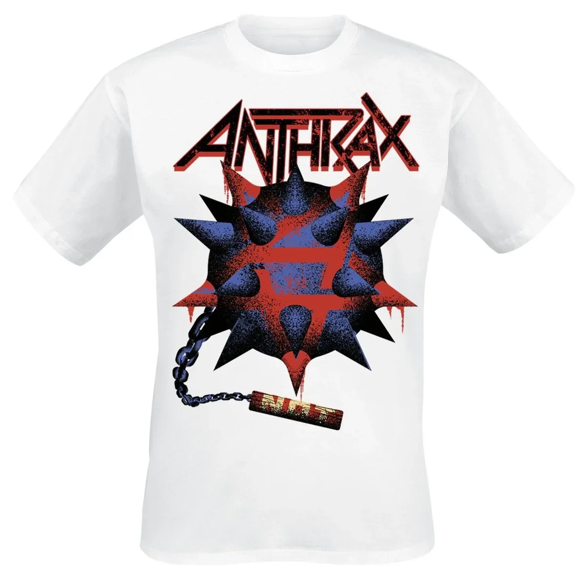 Anthrax Zombie Beer Print T-Shirt Unisex Thrash Metal Fans Casual Tee Men Women Gothic Crew Neck
