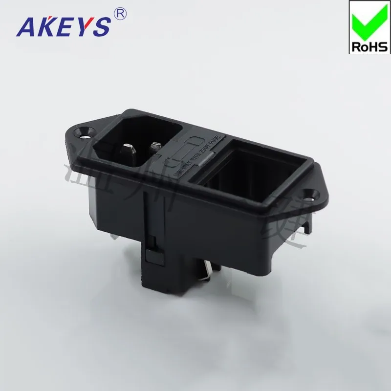 1 PC AC-008 mother seat AC power outlet DB appliance tripod ear socket 10A250V with safe seat