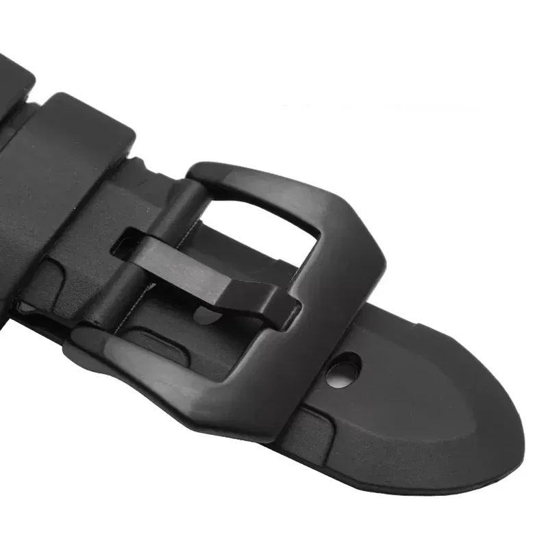 For Panerai parts PARNIS men's silicone watch strap Luminor PAM111 441 watch strap High elastic vintage watchband 22mm 24mm