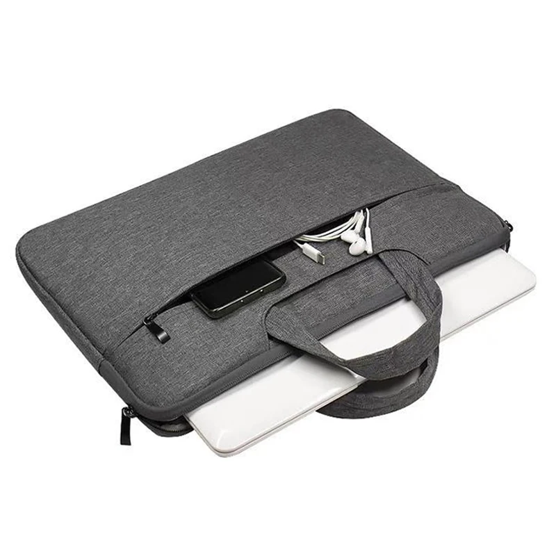 

Laptop Briefcase for Xiaomi RedmiBook Pro 15 2022 15.6 inch Waterproof Notebook Sleeve Bag with Double Handle for Macbook Pro 14