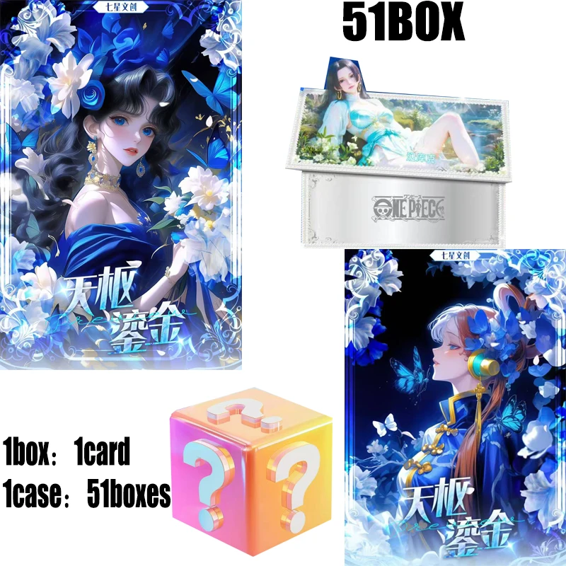 One Piece Collection Cards Booster Box Case All Metal Original Wholesale Playing Cards Board Games Party