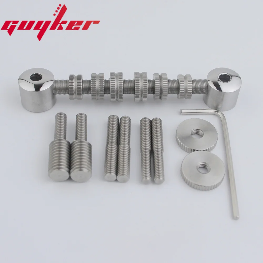 Stainless Steel Space Control Adjustable Roller Guitar Bridge