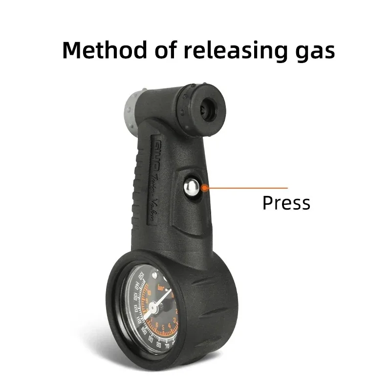 GIYO Bicycle Tire Pressure Gauge Meter Twin Valve Max Air Pressure 150PSI FV AV Bicycle Tire Air Supply Barometer Bicycle Tool