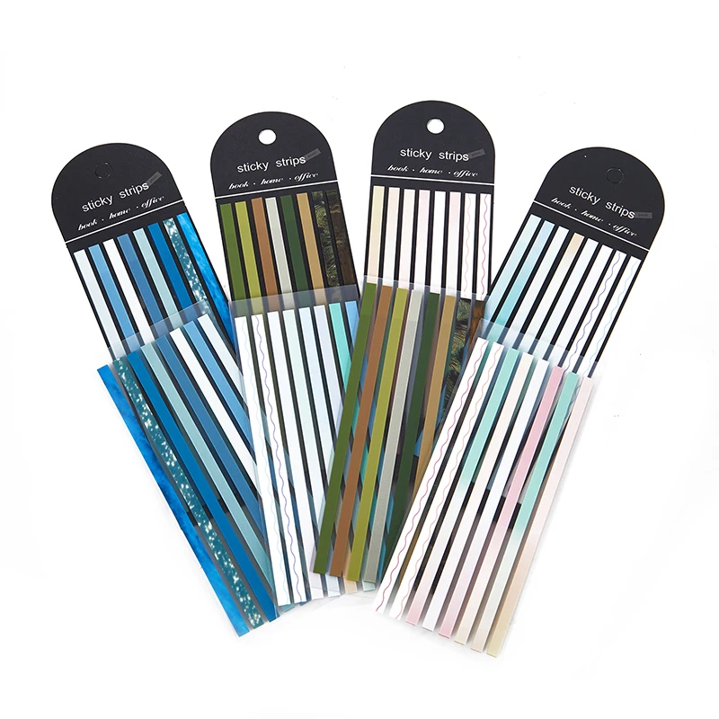 160 Sheets Color Self Adhesive Memo Pad Sticky Notes Bookmark  Index Sticker Marker Memo Sticker Paper Office School Supplies