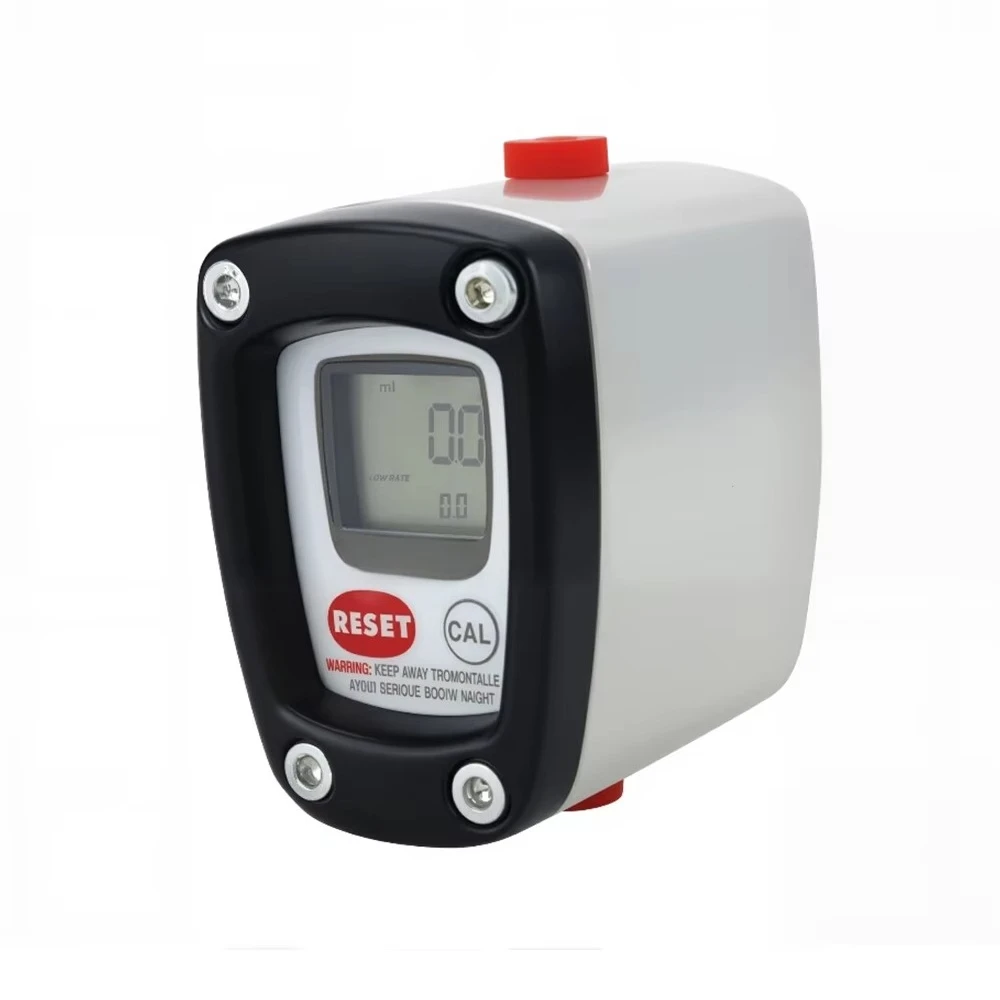 GM01 High Accuracy 0.5% Grease Oil Flow Meter with Customizable OEM LCD Display Screen
