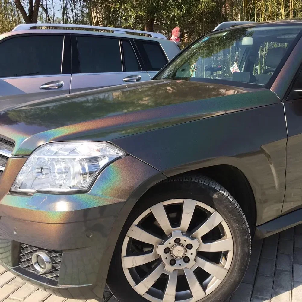 

50*150 Electro Coating Car Body Film Black Gray Silver White Color Change Vinyl Wrap for Car Motor Bike Styling Stickers