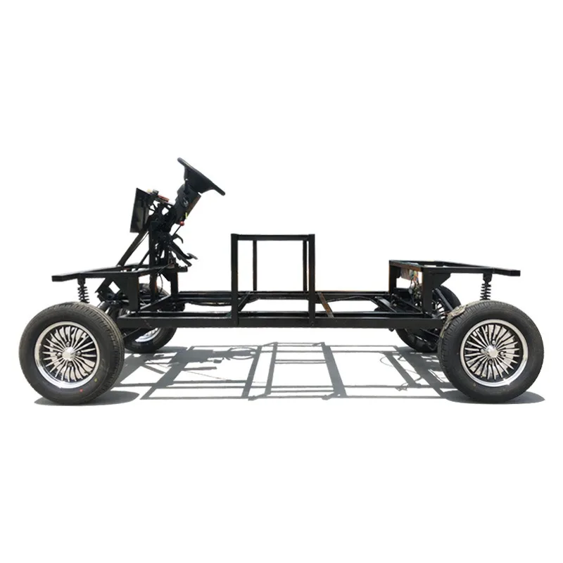 Electric Parade Float Chassis Quad Wheel Chassis Frame, Float Parade Chassis