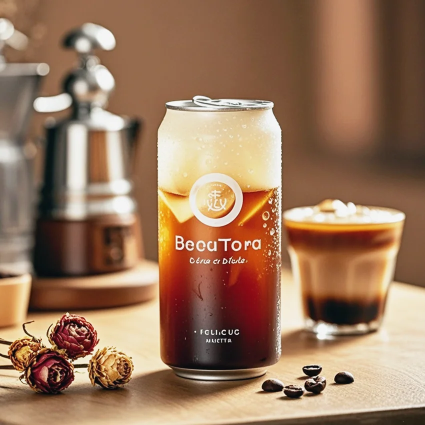 

200 pieces Custom Logo Disposable Plastic PET Cans 330Ml/500Ml/250ML Transparent Can With Aluminium Lid For Coffee Tea And