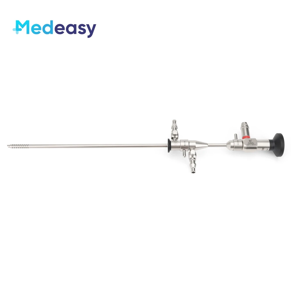 Medical Uteroscope Surgical Rigid Hysteroscope Complete Set for Inspection 30 Degree 3x320mm