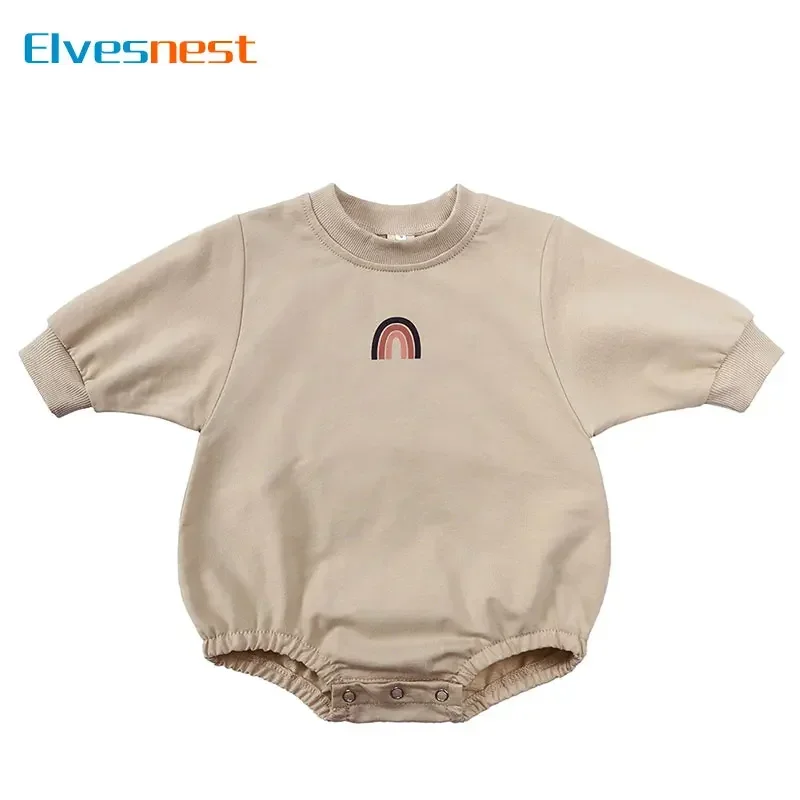 

Модная однотонная одежда для маленьких девочек, хлопковая одежда с длинными рукавами и круглым вырезом для новорожденных, боди для мальчиков, весенне-осенняя одежда для малышей, От 3 до 24 месяцев