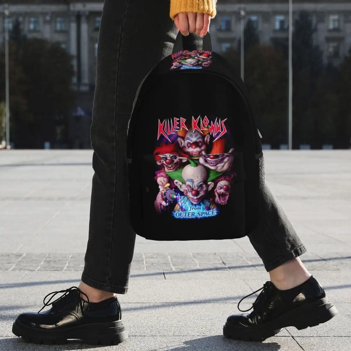 Killer Klowns From Outer Space Backpack Student BookBag Children School Bag Laptop Shoulder Bags for Boys Girls