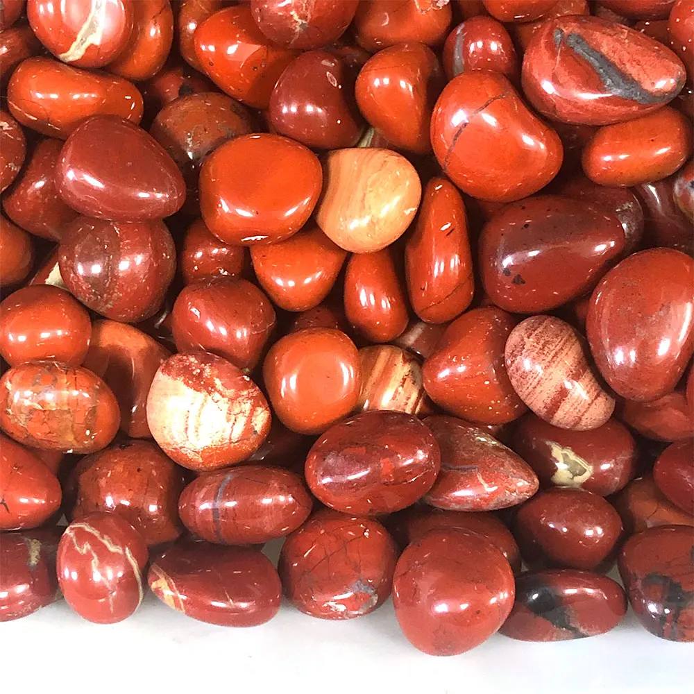 Natural Stone Red Jasper Irregular Tumbled Stones Quartz Crystal Mineral Crystals Home Decoration Spiritual Meditation Fengshui