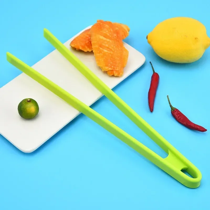 1/2/4pcs Silicone Bread Food Tongs Kitchen Acceesories Non-slip Tableware Barbecue Salad Tongs Home Kitchen Cooking Tool