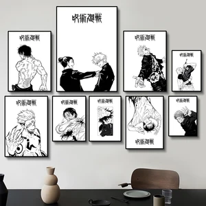 Jujutsu Kaisen Mencetak Poster Tokoh Anime Itadori Yuji Gojo Satoru Fushiguro Toji Lukisan Kanvas Poster Seni Dekorasi Rumah-tanpa bingkai 10 poster gojo penjualan terbaik - №