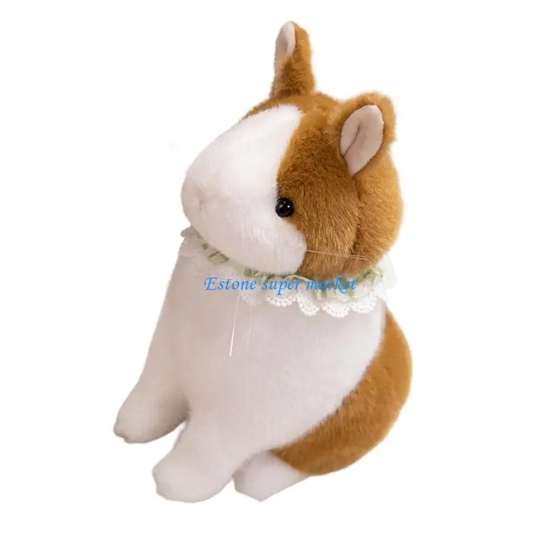 090B Lovely Rabbit Stuffed Animals Sweet Soothing Doll Soft Comfortable Rabbit Doll Early Education Toddlers Toy
