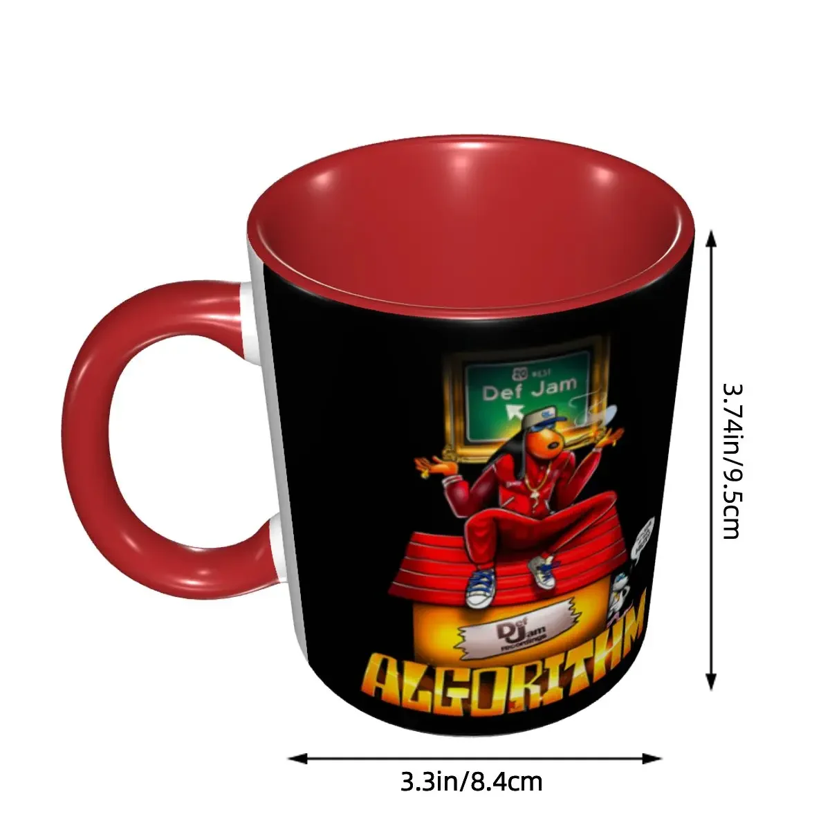 Scribbled Snoop Dogg Music Rapper Coffee Mug DIY Custom Ceramic Mug Creative Gift