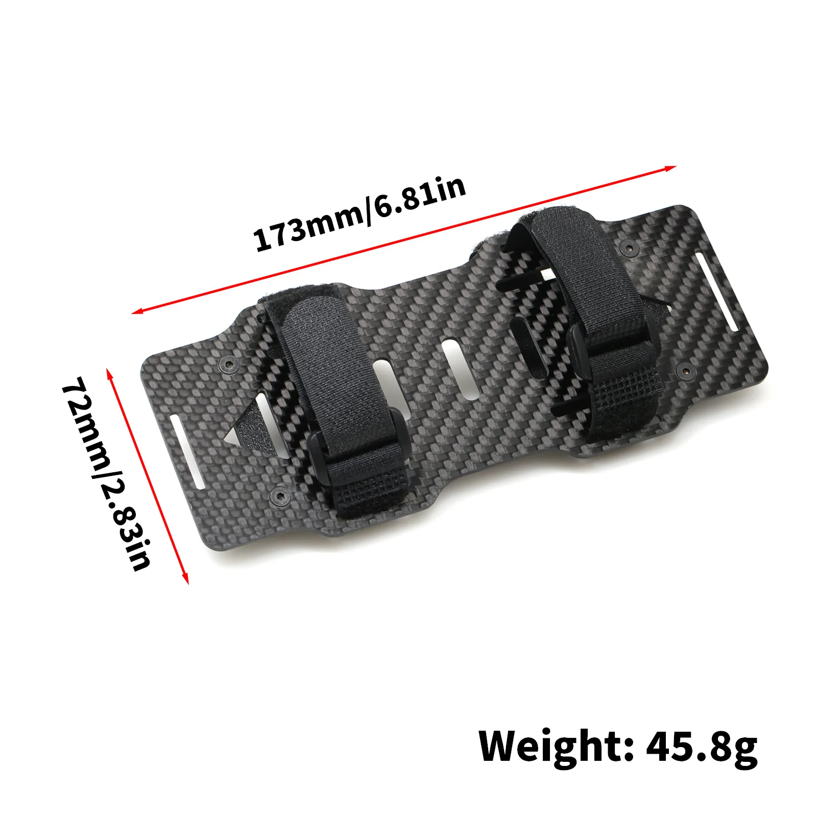 Carbon Fiber Battery Compartment Solar Panel for JK07 MK07 RC Car Metal Upgrade OP Accessories Parts