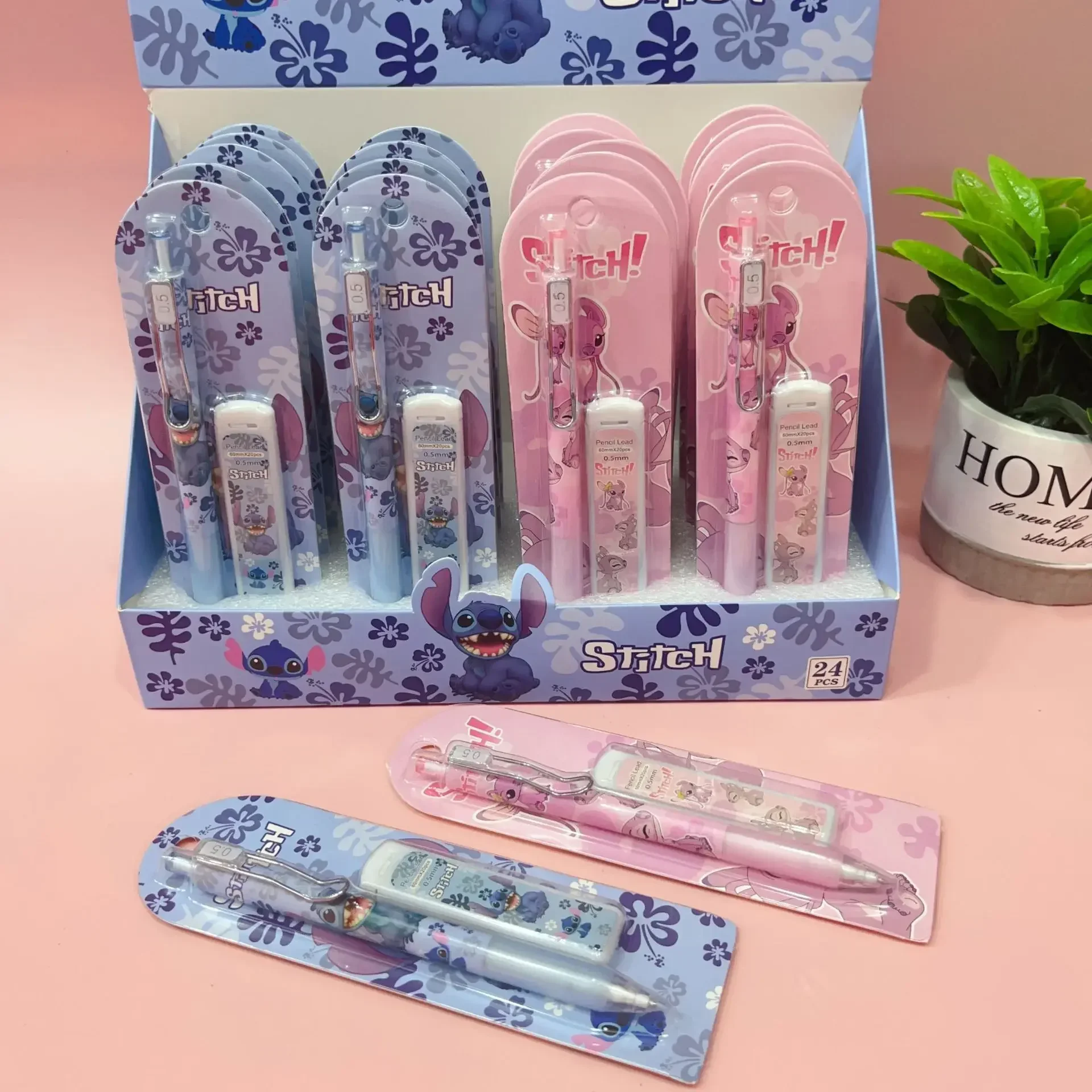 1pc Disney Stitch series mechanical pencils. Cute and cartoon-styled, they are ideal gifts for students