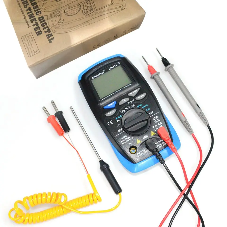 HOLDPEAK Electric Tester Voltmeter Ammeter Professional Digital Multimetreler Portable Precise And Multifunctional