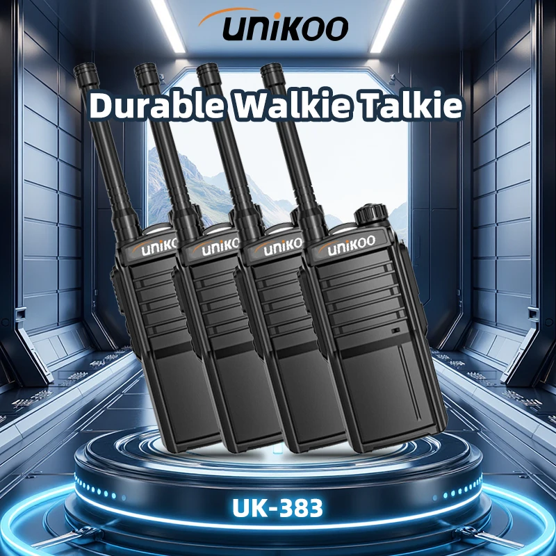 

4 PCS UNIKOO UK383 License-free Walkie Talkie Long Range Communication Set Two Way Ham Radios Walkies Talkies Transceiver