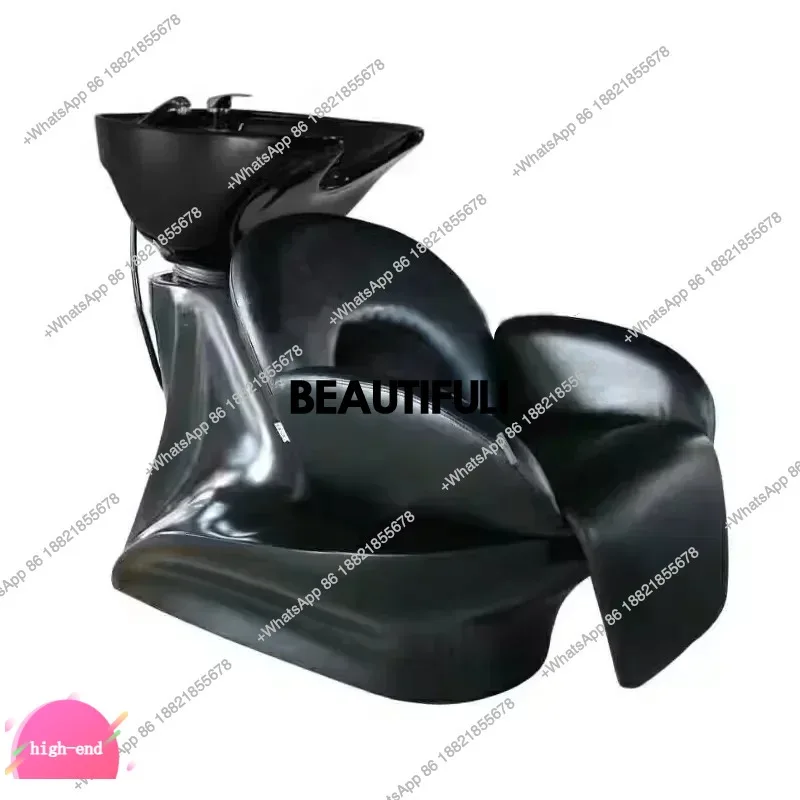 

Кровать с шампунем для отдыха, уникальная портативная кровать с шампунем, модная современная скандинавская модная эргономичная мебель для волос Cadeira De Barbearia