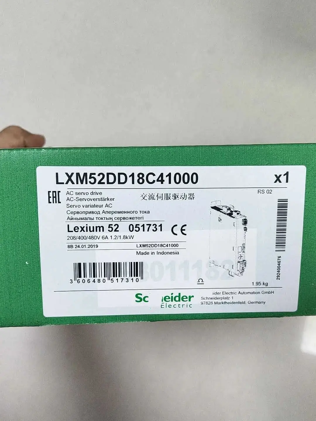 LXM52DD18C41000 Сервопривод для Schneider