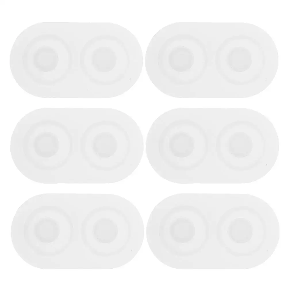 

6 Pcs Eyes Mold DIY Crystal Round Eyeball Silicone Resin Eyeball Silicone Molds 2 2x1 1cm Jewelry Accessories Crafting