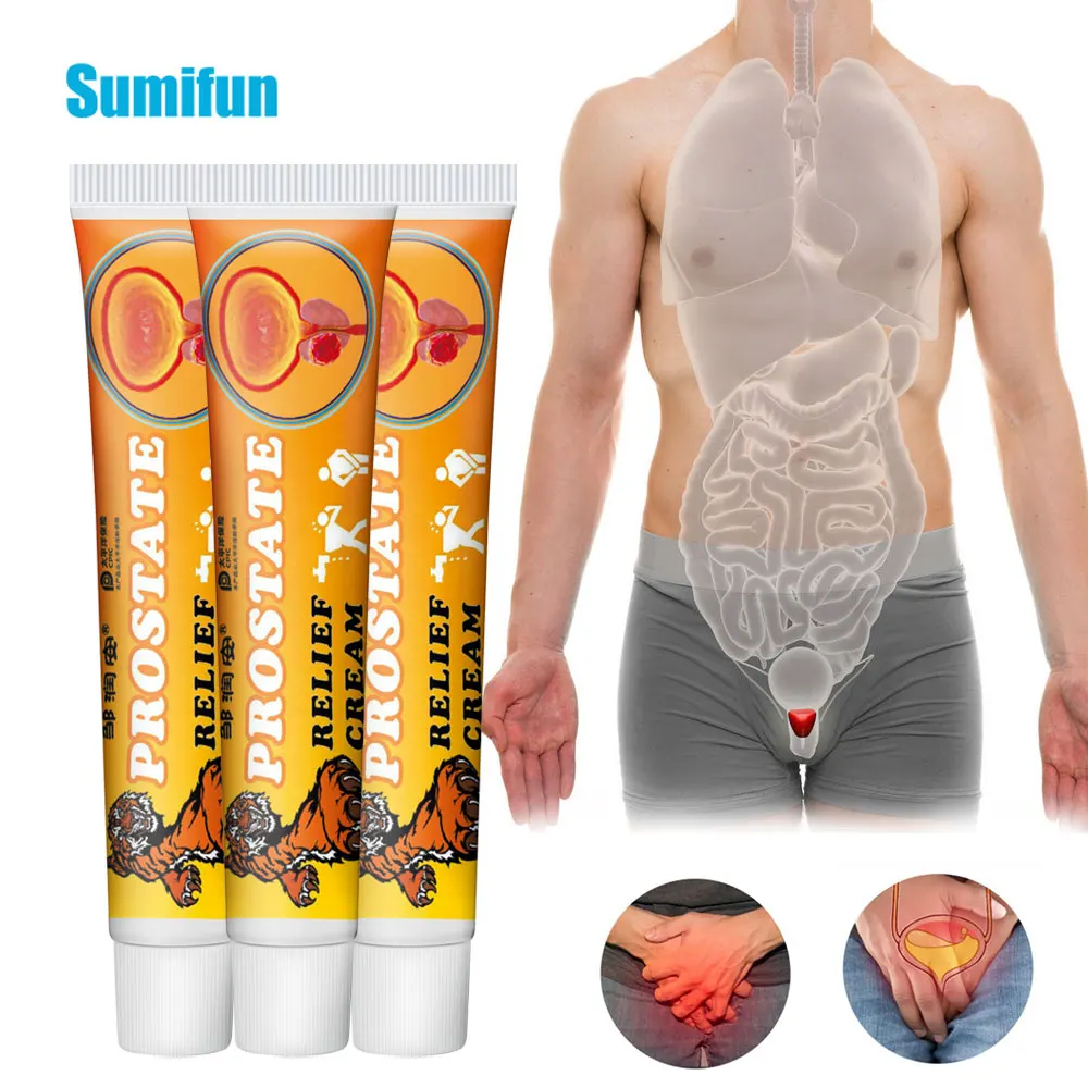 1/2/3Pcs Prostate Ointment Cure Urethritis Prostatitis Recovery Kidney Function Herbal Medicine Treatment Cream Health Care