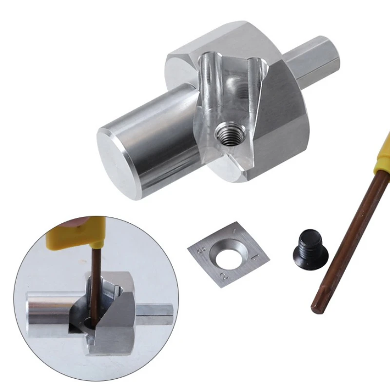 Localizador de perforación Vertical, tocador de desbarbado profesional para carpintería, juego de brocas de aleación de aluminio, herramientas de carpintería precisas, traje