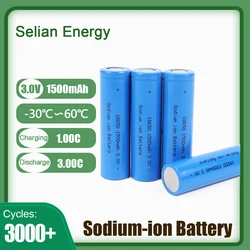 SelianEnergy 18650 Rechargeable Battery Grade A Sodium-ion Cell 3.1V 1500mAh For DIY 4S 12V 24V Electric Vehicle Bicycle