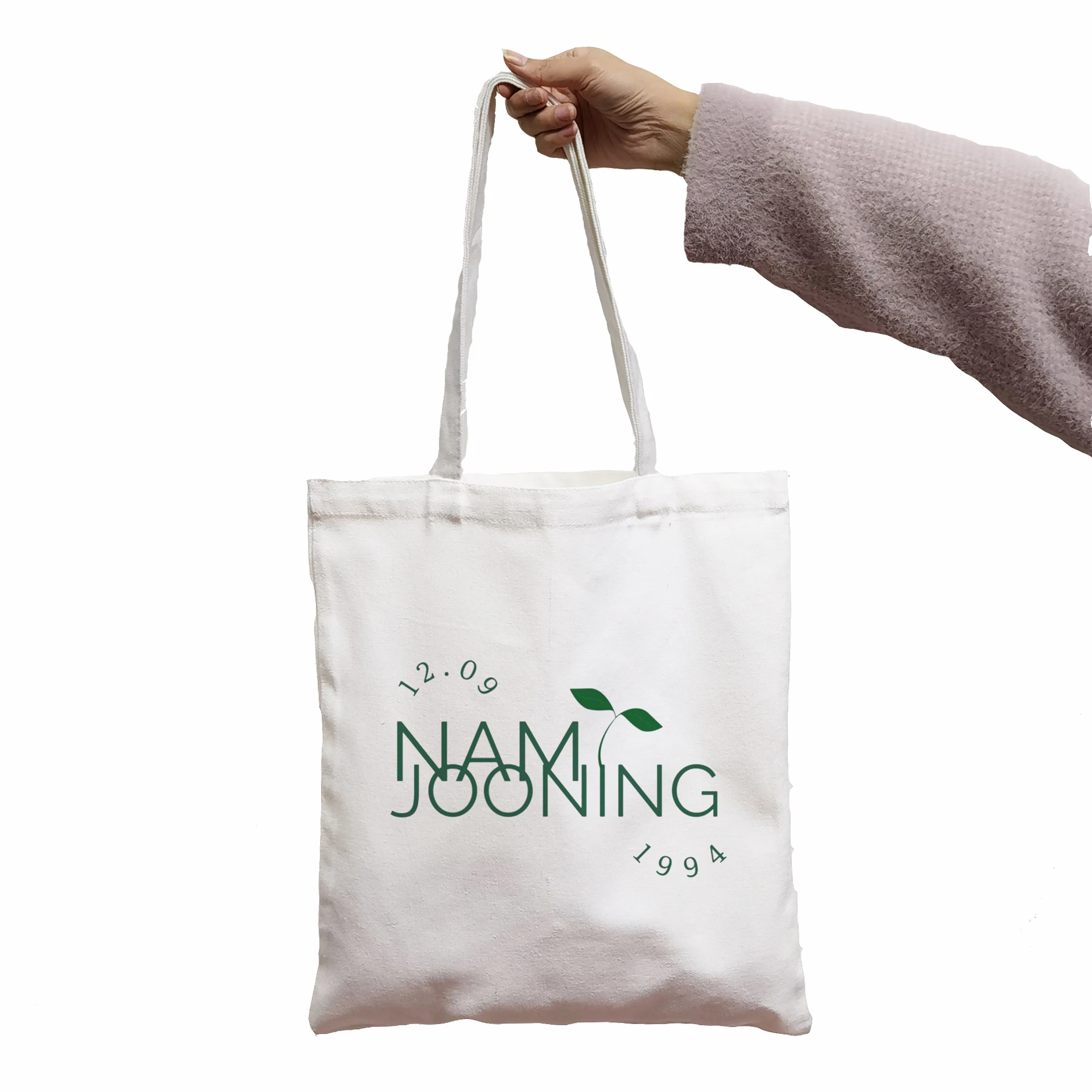 Bag Namjooning Harajuku Kawaii Print Women Shopper Bag Shopper White Women Fashion shopper shoulder bags Tote bag,Drop Ship