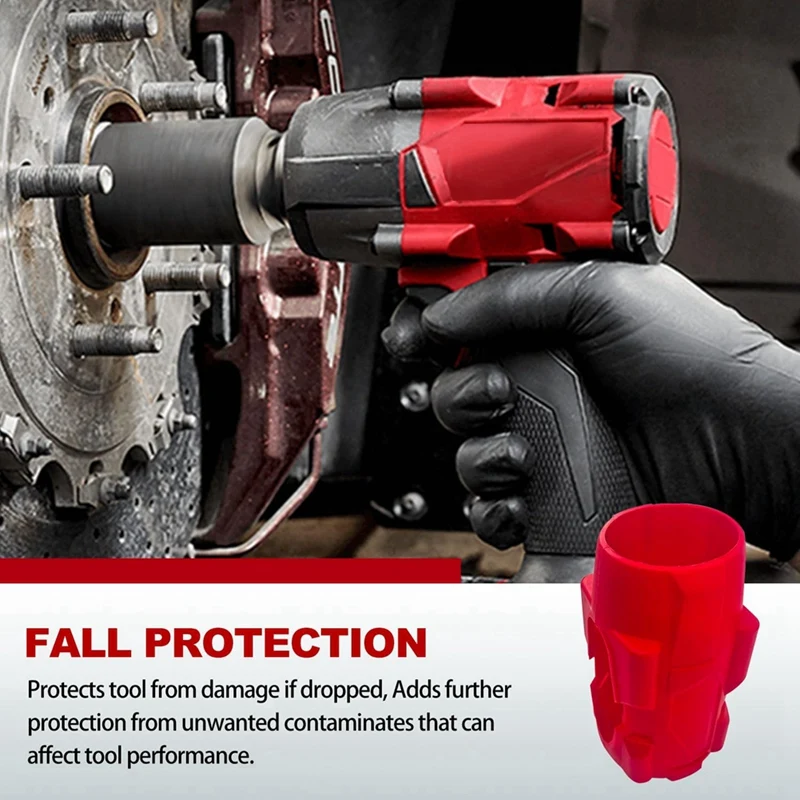 PORK-49-16-2960 Torque Impact Rubber Protective Boot For Milwaukee M18 Fuel Mid-Torque Impact Wrench