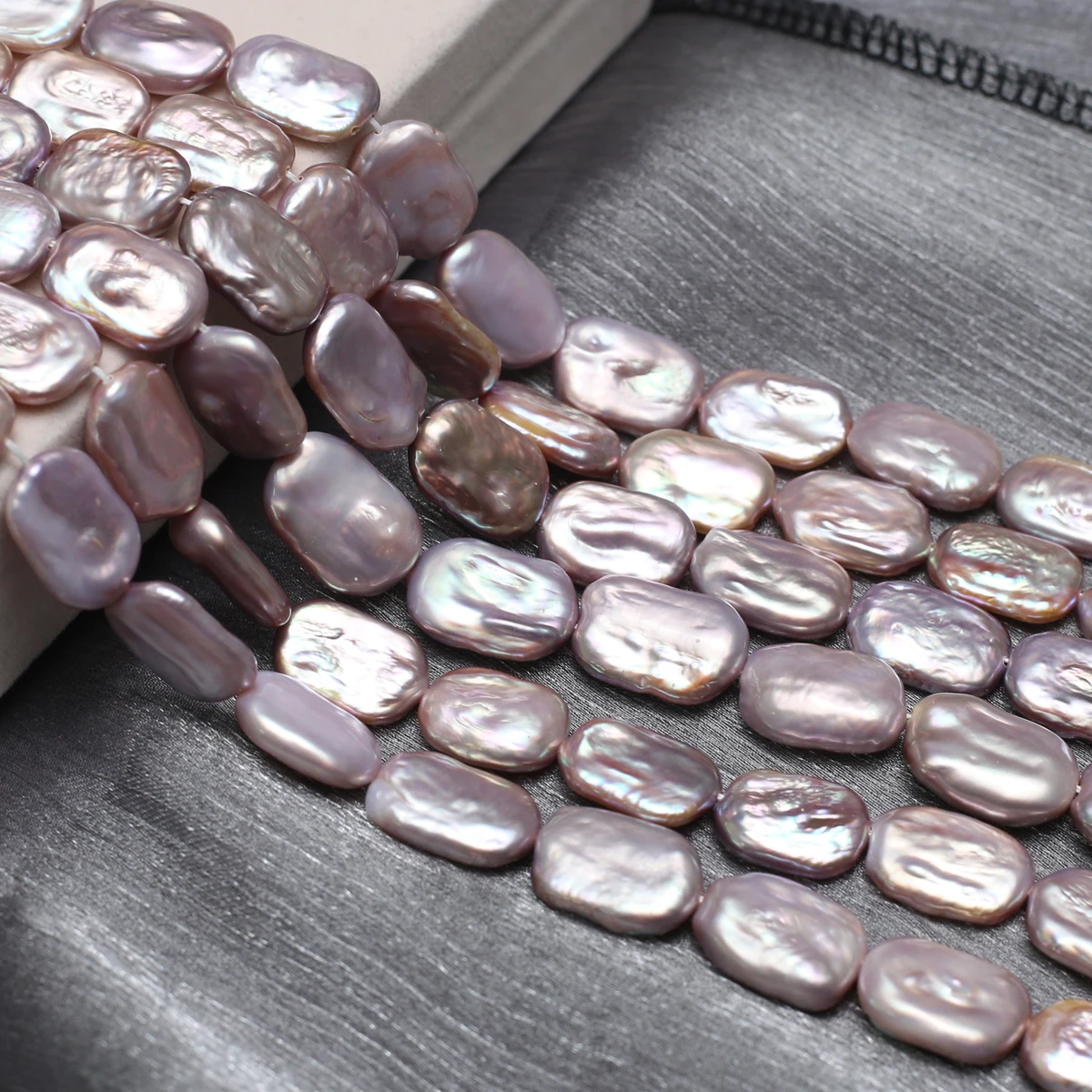 

Baroque Square Beads Natural Freshwater Pearl Loose Bead Charms for DIY Women Men Necklace Jewelry Making Accessories Daily Gift