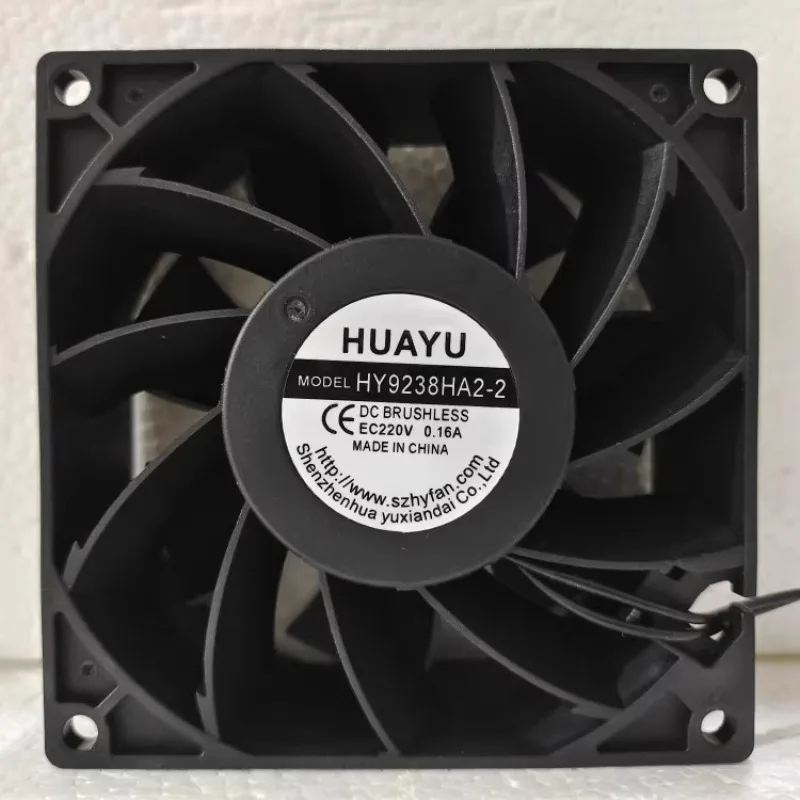 

Fan for HUAYU HY9238HA2-2 EC220V 0.16A Cooling Fan 9038 92 *92 * 38MM