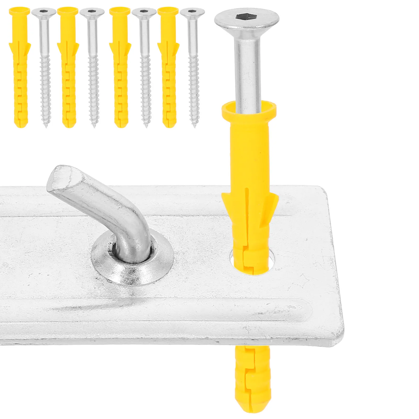 1Set Water Heater Wall Mount Bracket Hollow Wall Invisible Support Plate Holder Electric Heater Installation Fixing Rack