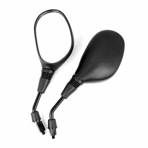 Espejo retrovisor para motocicleta, 8mm, 10mm, espejo de marcha atrás para vehículo eléctrico, Scooter, Motor eléctrico, espejos convexos laterales traseros para bicicleta eléctrica