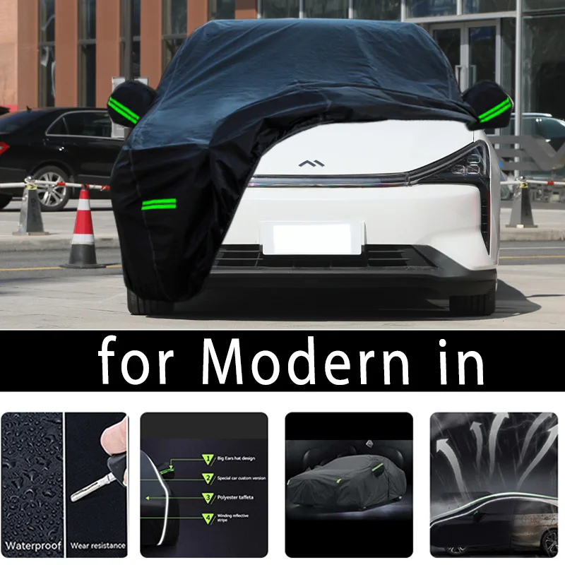 For Modern in Outdoor Protection Full Car Covers Snow Cover Sunshade Waterproof Dustproof Exterior Car accessories